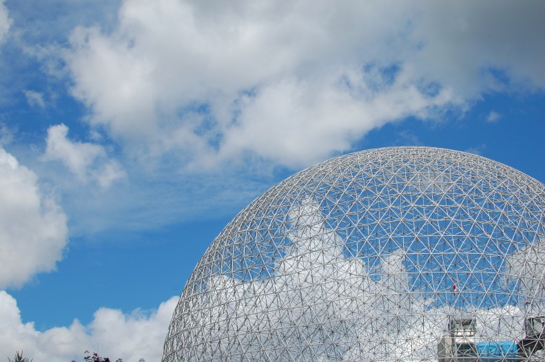 Buckminster Fuller's Biosphere, Montreal on Wide angle wanderings