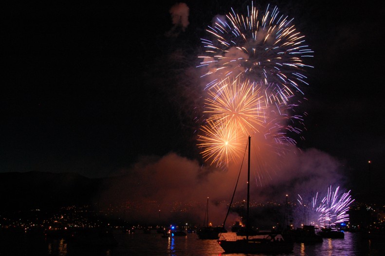 English Bay Vancouver, celebration of light