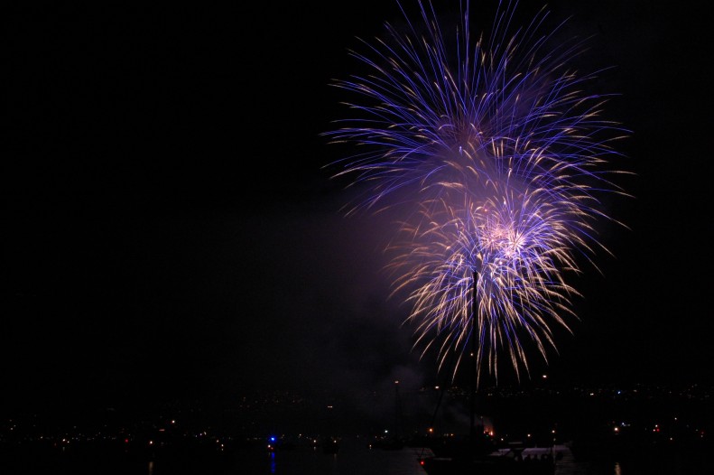 English Bay Vancouver, celebration of light