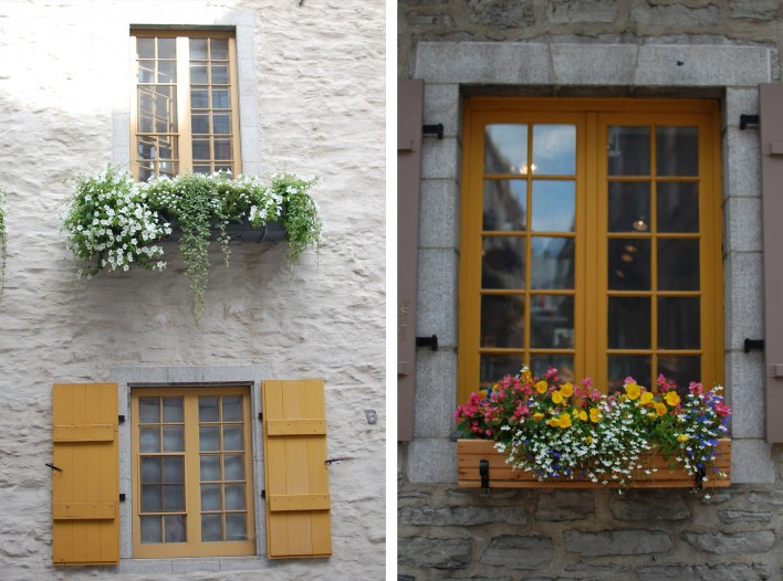 Quebec City windows